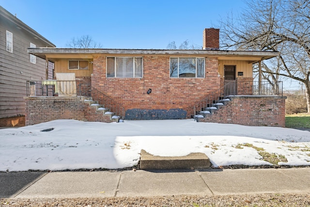 view of front of home