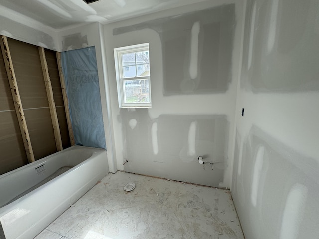 bathroom with a bathing tub