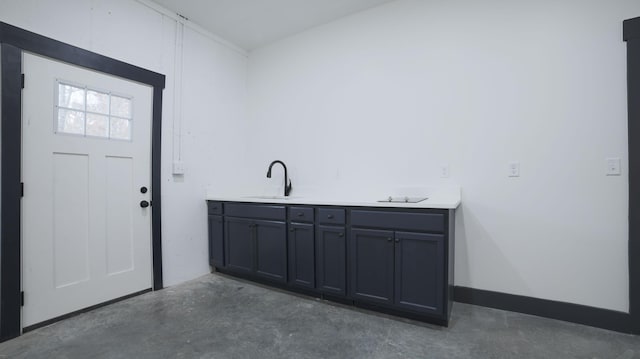 laundry room featuring sink