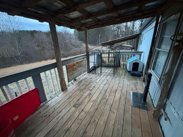 view of deck