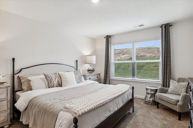 bedroom featuring carpet floors