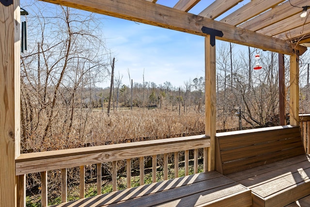 view of deck