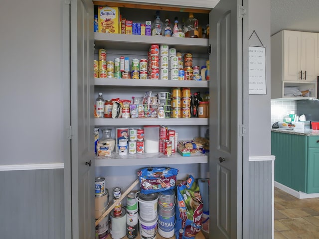 view of pantry