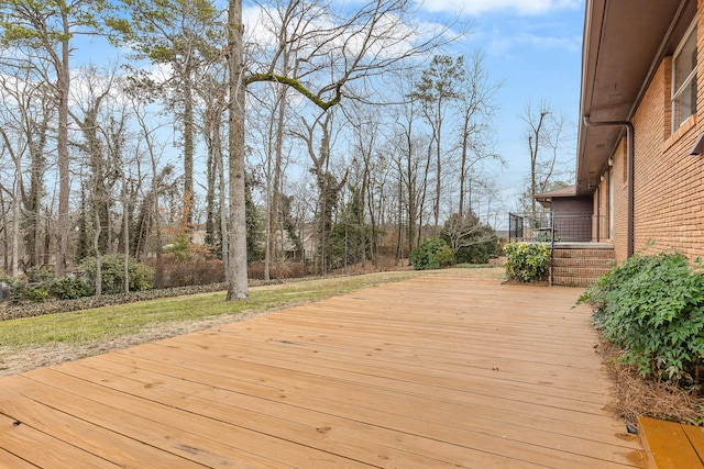 view of deck