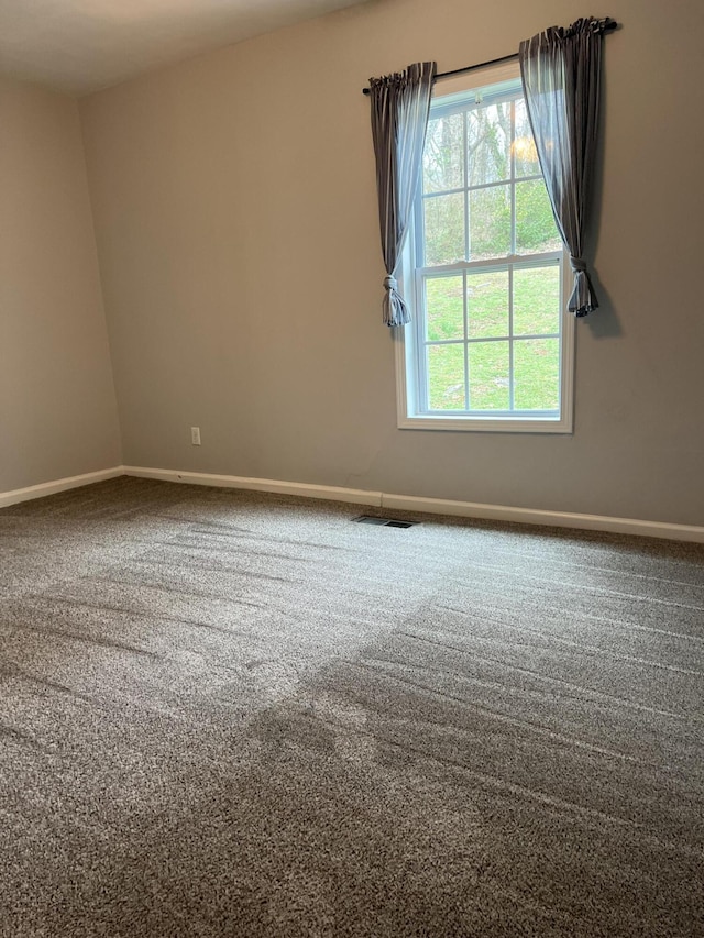 spare room with carpet flooring