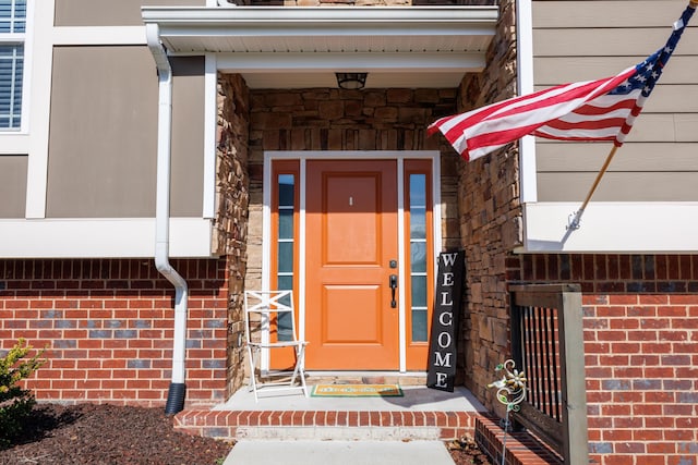 view of entrance to property