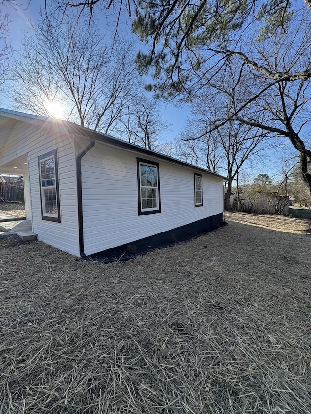 view of property exterior