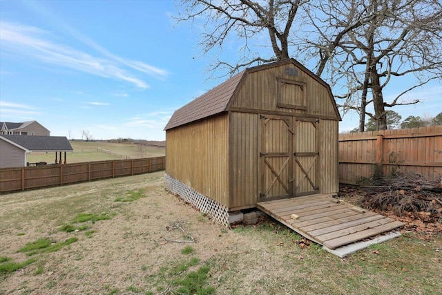 view of outbuilding