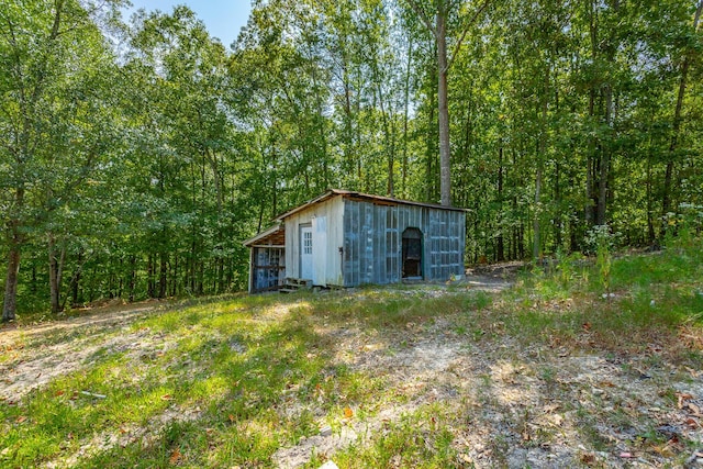 view of outbuilding