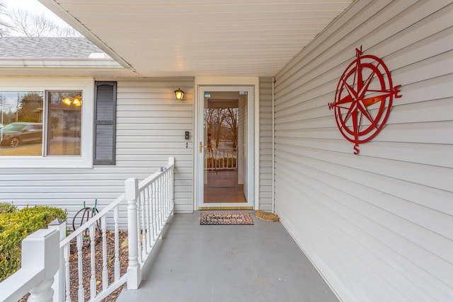 view of entrance to property