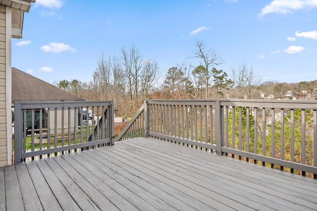 8500 Standifer Gap Rd, Chattanooga, TN 37421 - view of wooden terrace