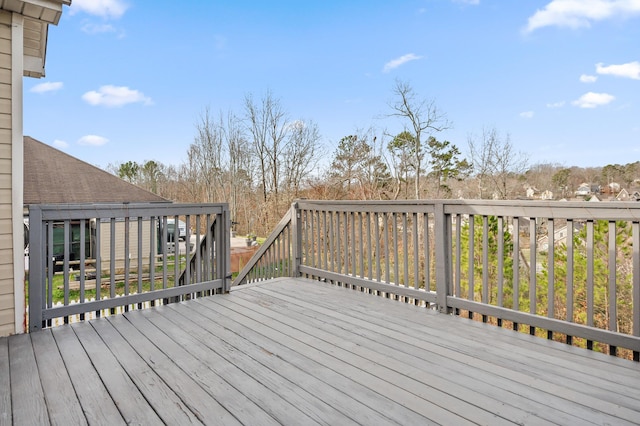 8500 Standifer Gap Rd, Chattanooga, TN 37421 - view of wooden terrace