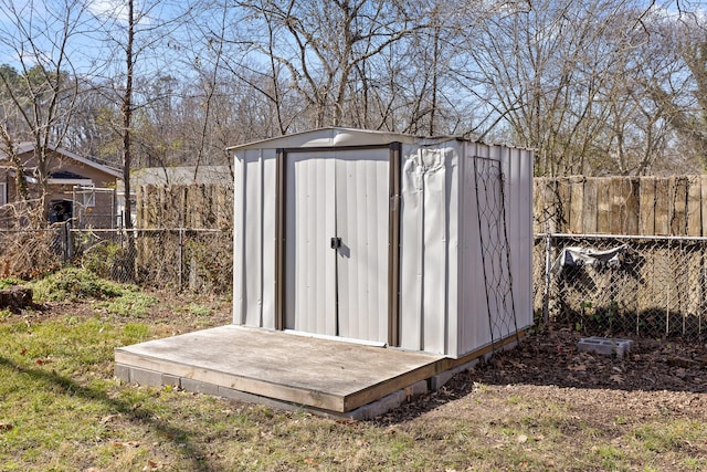 view of outbuilding