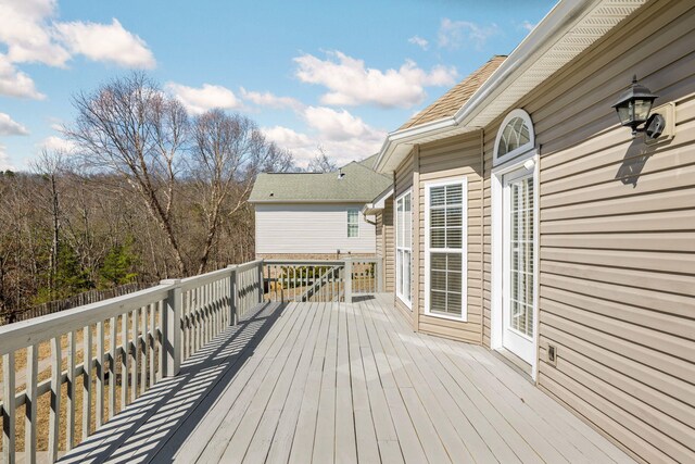 view of deck