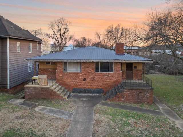 view of front of property