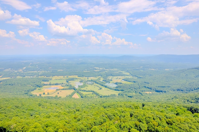 bird's eye view featuring a mountain view