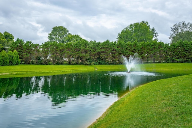 view of water feature