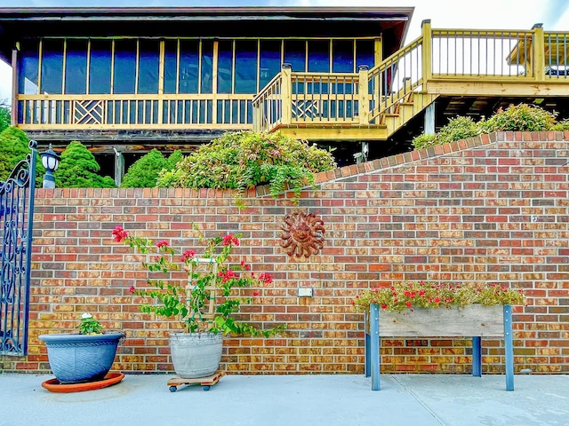 view of patio