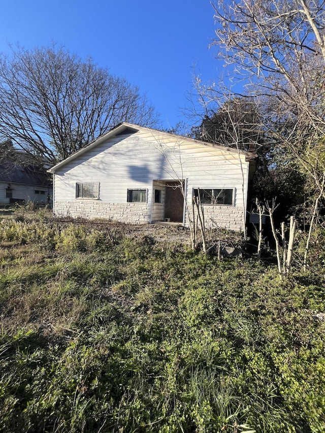 view of back of property