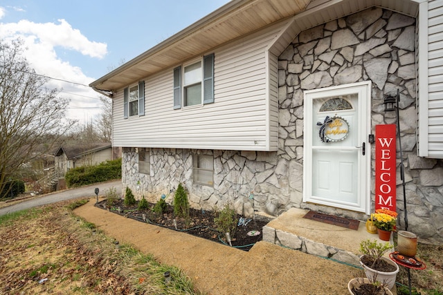 view of entrance to property