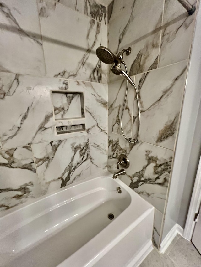 bathroom featuring shower / bathing tub combination