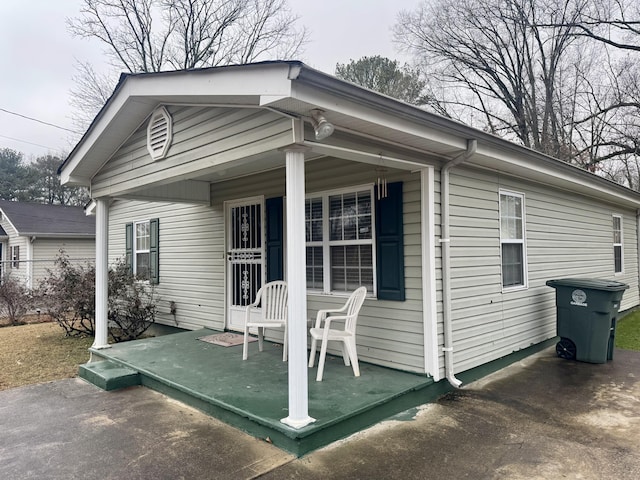 view of front of home