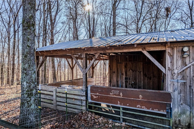 view of outbuilding