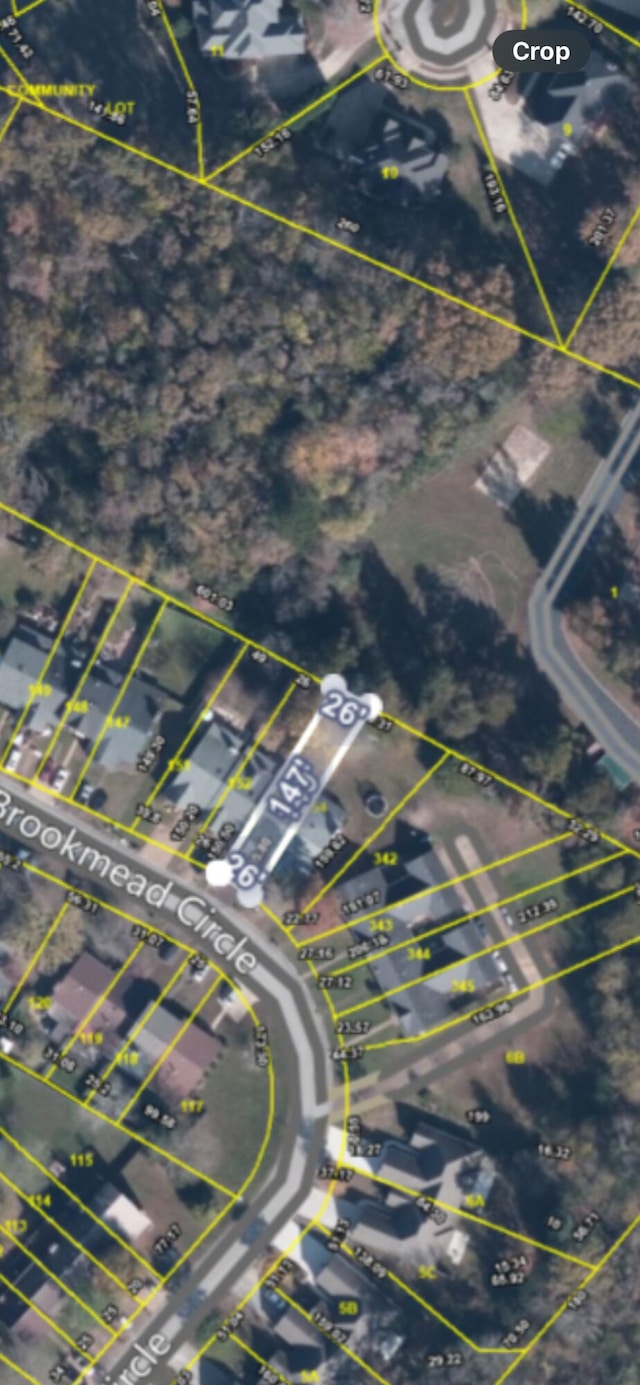 6442 Brookmead Cir, Hixson, TN 37343 - aerial map of property and surrounding area