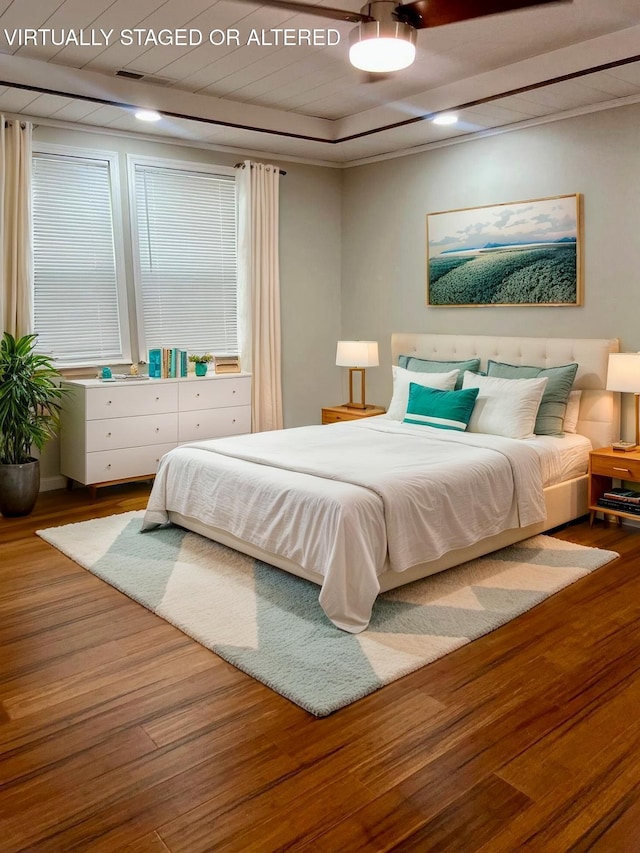 6442 Brookmead Cir, Hixson, TN 37343 - bedroom with wood finished floors