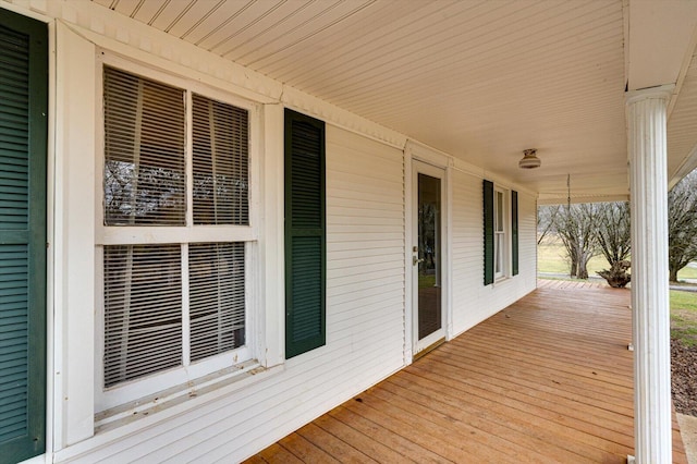 view of deck