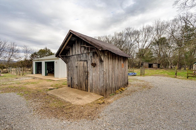 view of outbuilding