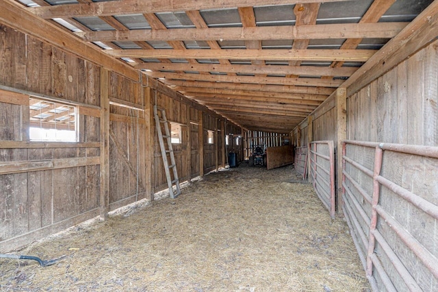 view of stable