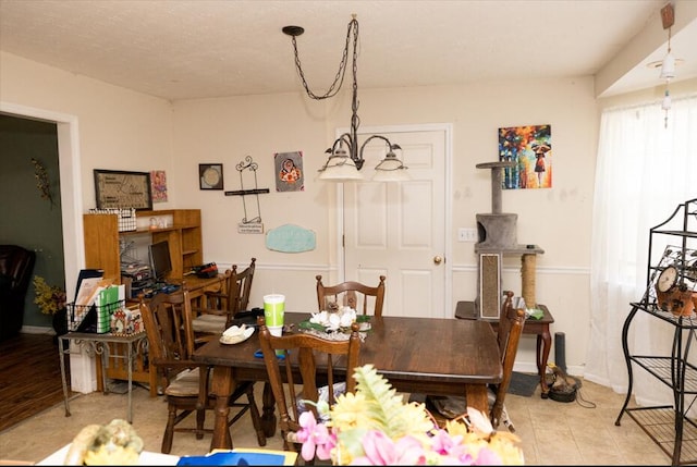 view of dining room