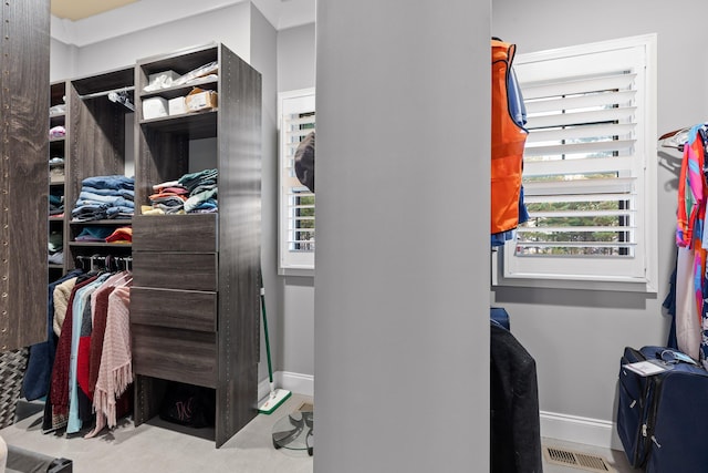 view of spacious closet