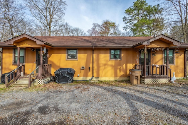 view of front of house