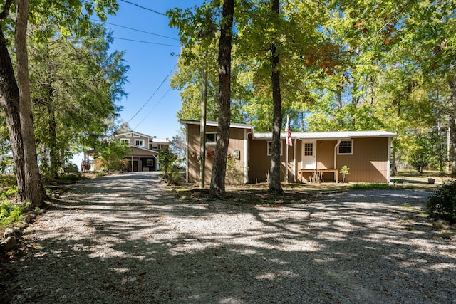 view of front of house