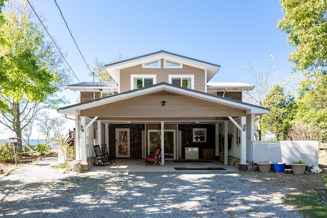 view of front of property