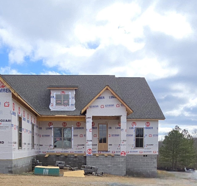 view of property under construction