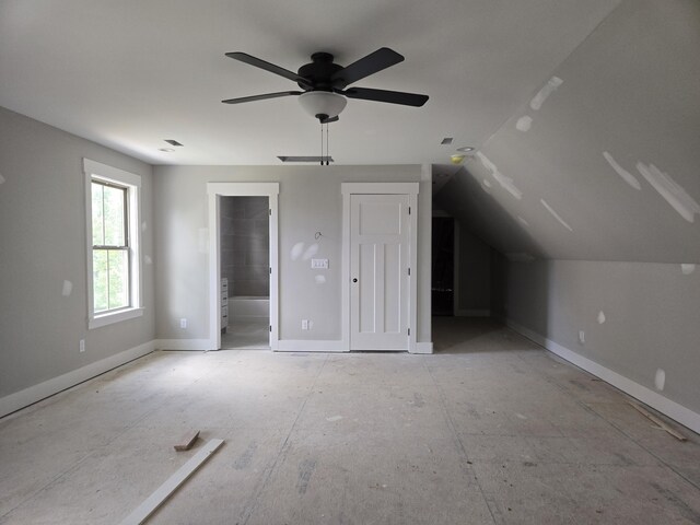 1646 Ritz Way Unit 4, Soddy Daisy, TN 37379 - bonus room featuring a ceiling fan and lofted ceiling