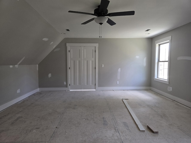 1646 Ritz Way Unit 4, Soddy Daisy, TN 37379 - additional living space featuring ceiling fan and vaulted ceiling