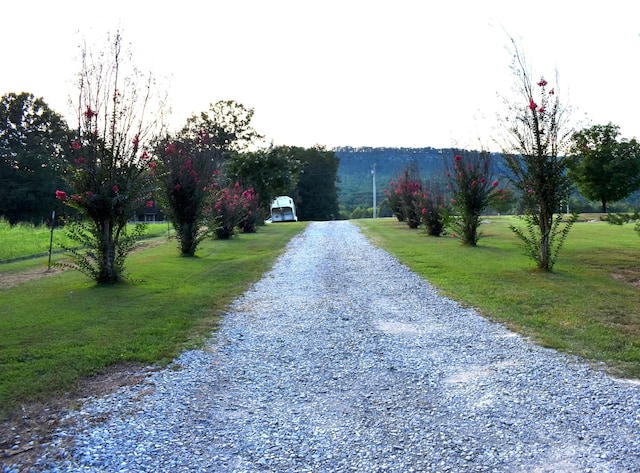 view of road