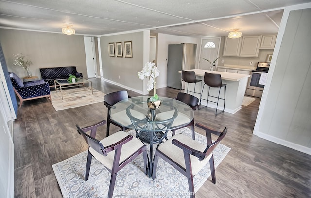 dining room featuring hardwood / wood-style floors