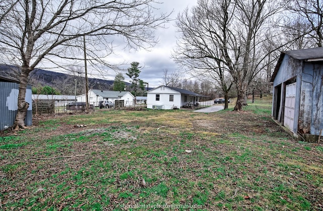 view of yard