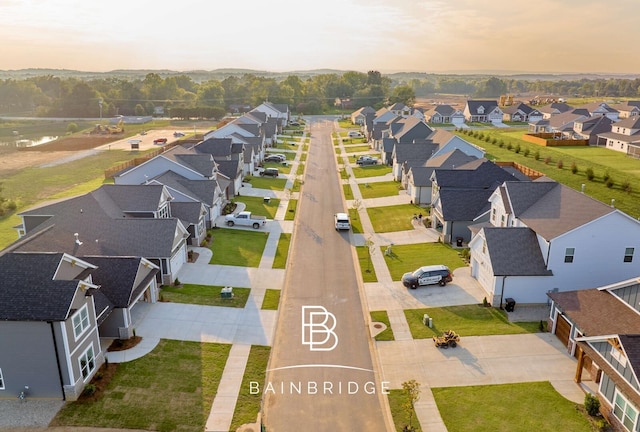 8892 Knolling Loop Unit 34, Ooltewah, TN 37363 - aerial perspective of suburban area