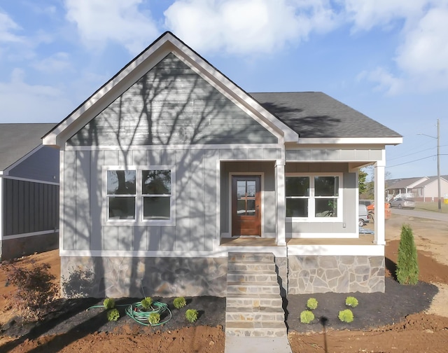 view of bungalow-style house