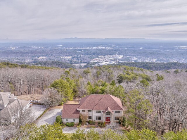 815 Battlefield Park Dr, Dalton, GA 30720 - bird's eye view with a mountain view