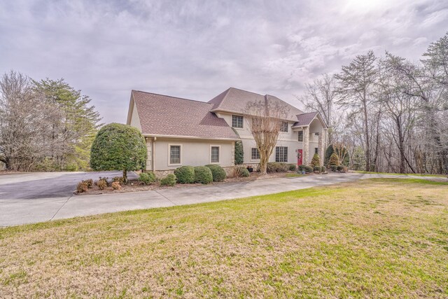 815 Battlefield Park Dr, Dalton, GA 30720 - view of front of home with a front lawn