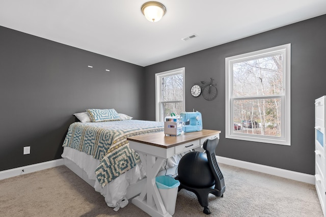 4700 Creek Point Ln, Signal Mountain, TN 37377 - carpeted bedroom with baseboards