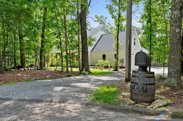 4700 Creek Point Ln, Signal Mountain, TN 37377 - view of home's exterior featuring roof with shingles