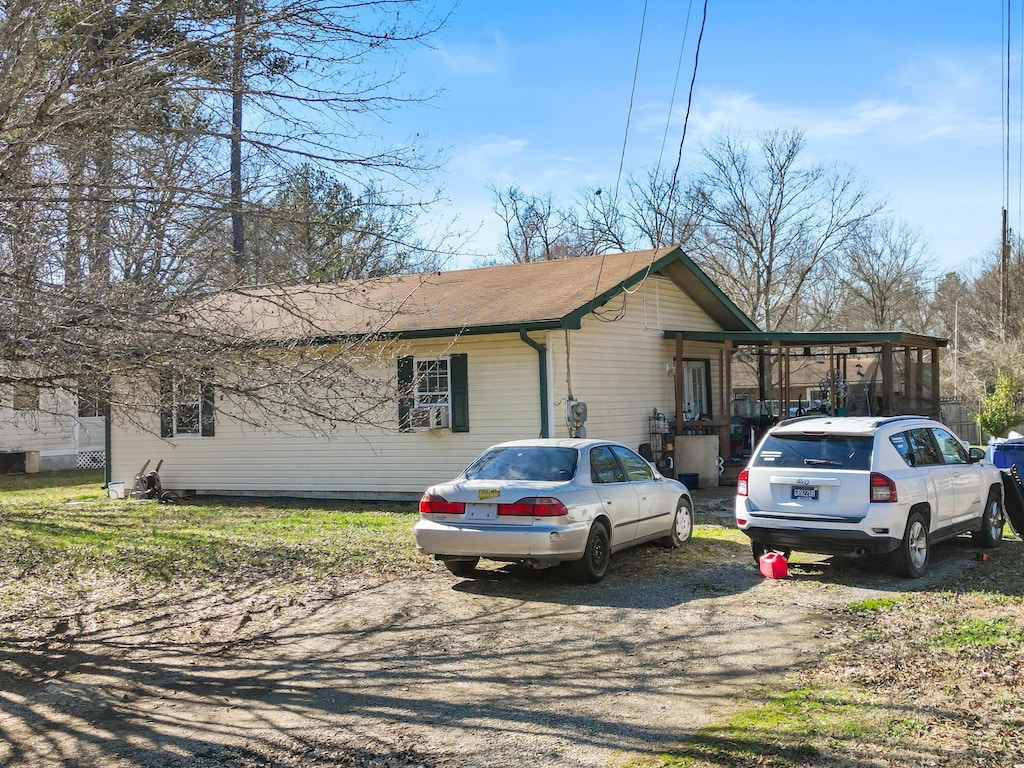 view of side of home